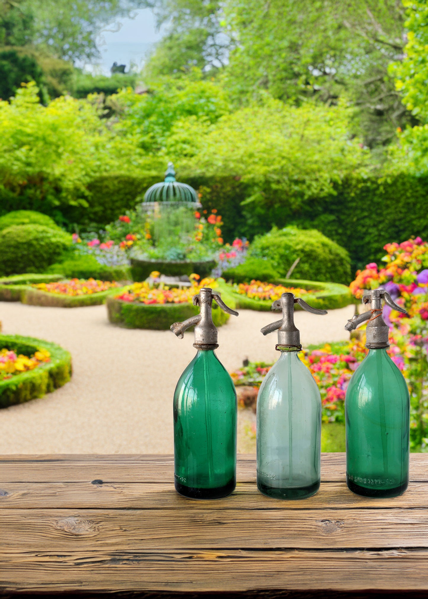Vintage Club Soda Seltzer Bottles