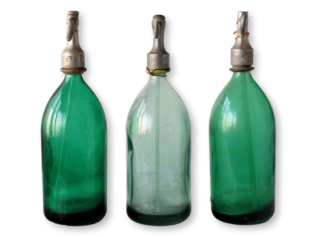 Vintage Club Soda Seltzer Bottles
