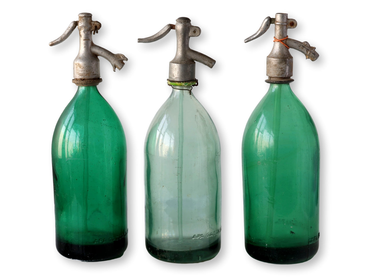 Vintage Club Soda Seltzer Bottles