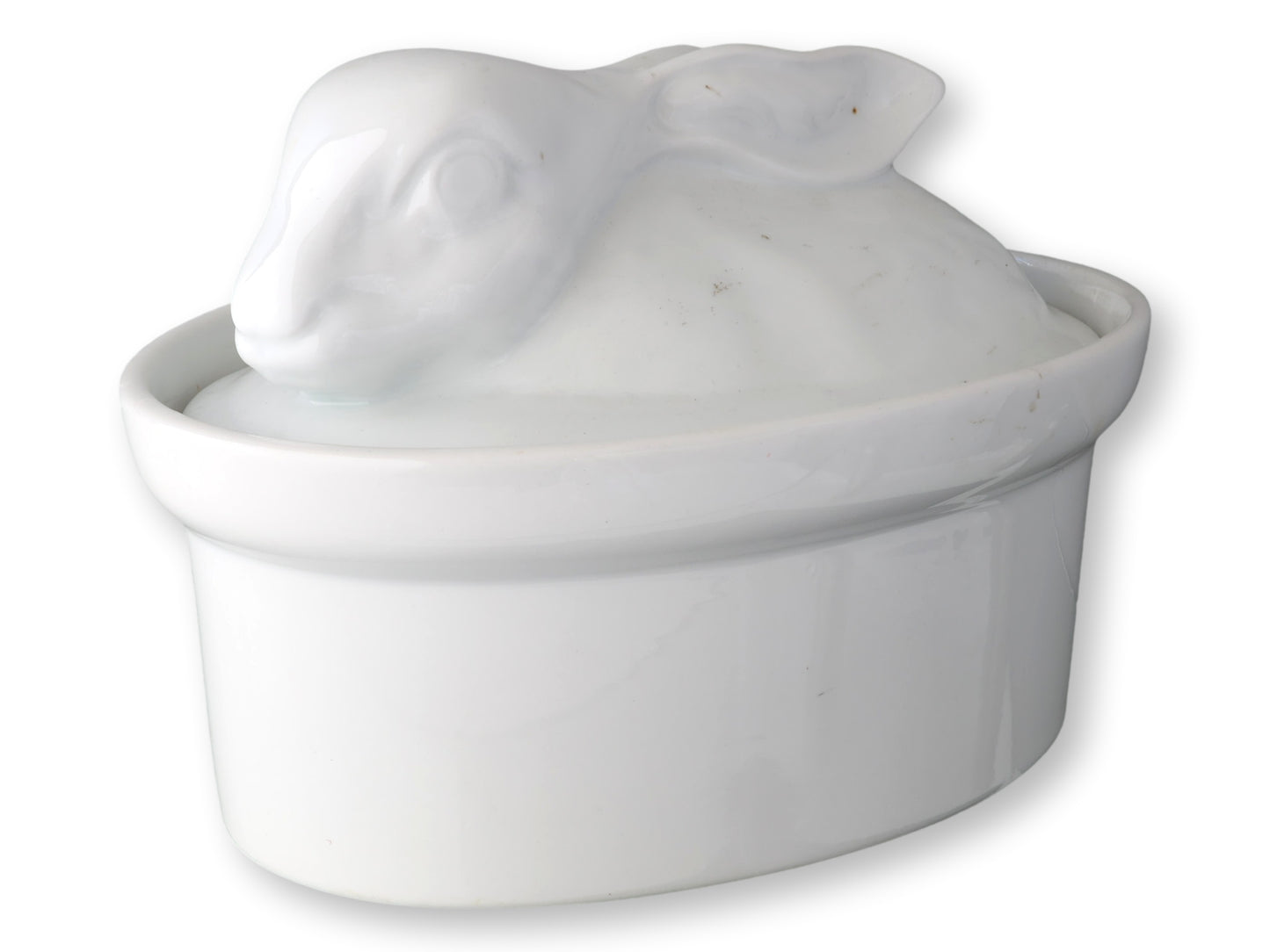 French Porcelain Rabbit Tureen