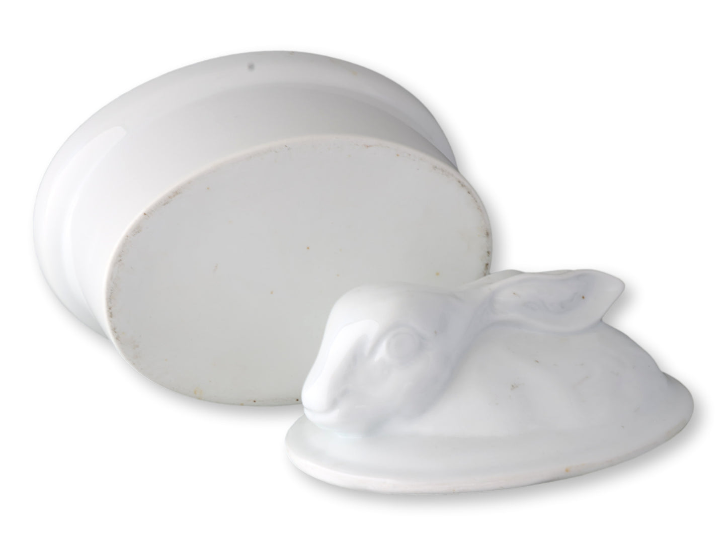 French Porcelain Rabbit Tureen