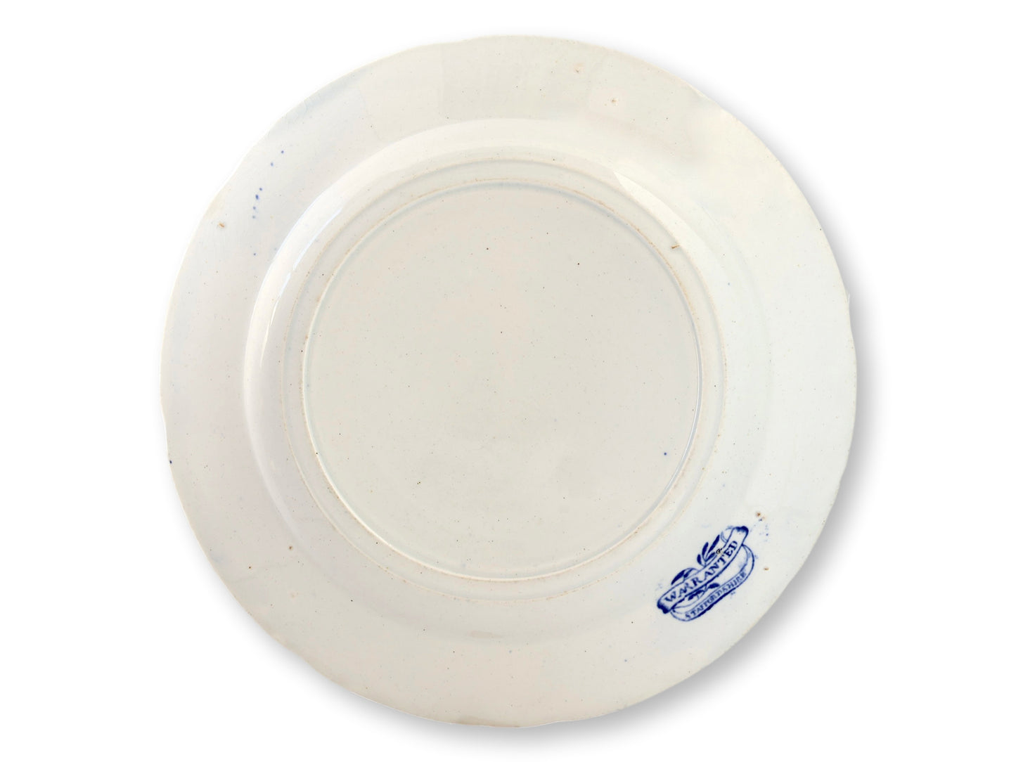 C. 1850s Staffordshire Willow Pattern 8.75" Plates, Set of 10