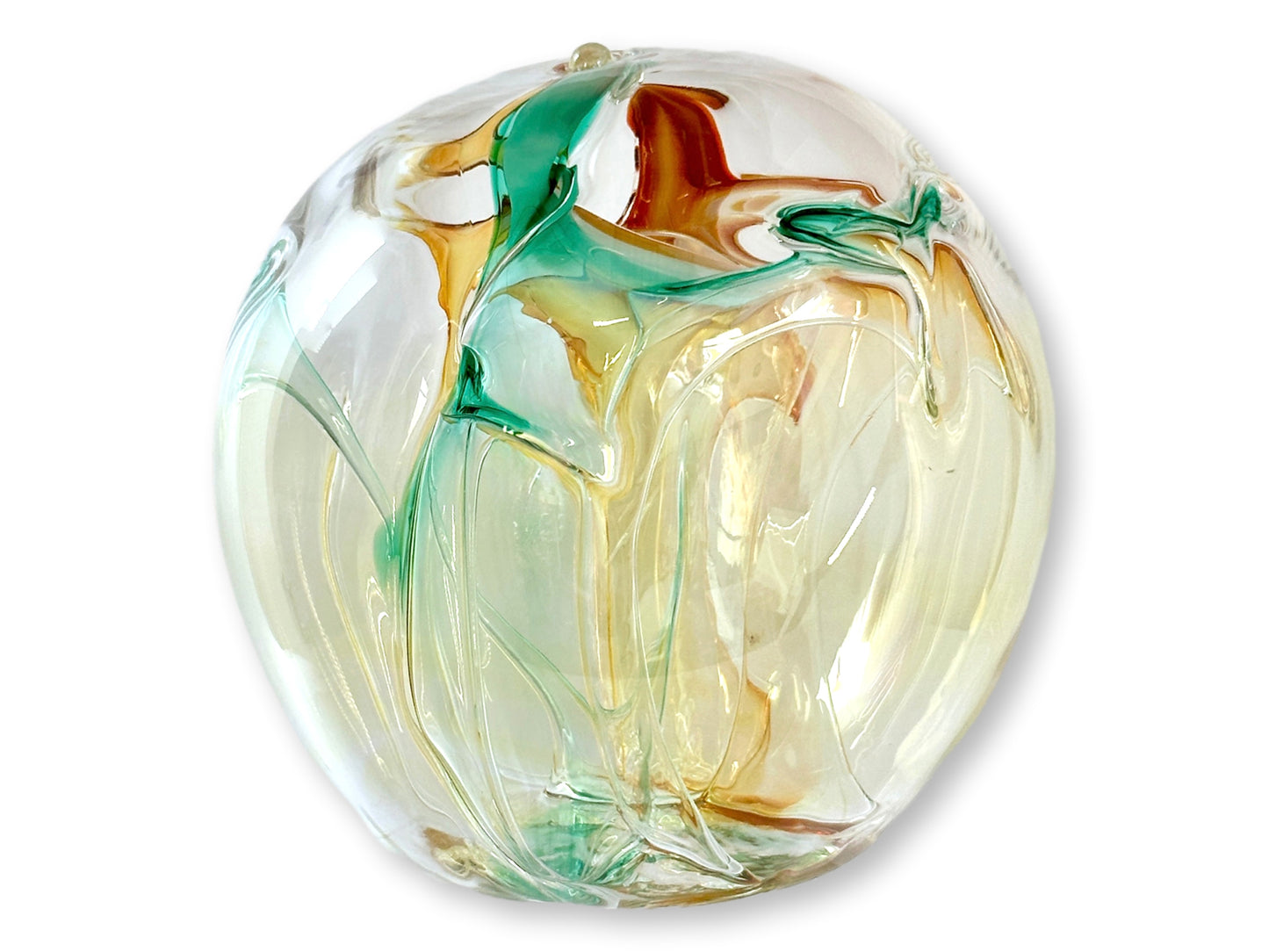 1996 Signed Peter Bramhall 10" Glass Orb