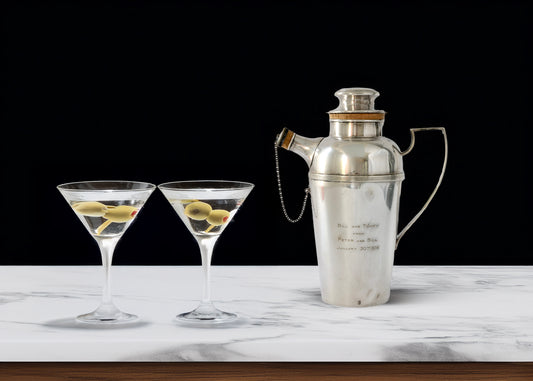 1936 Art Deco Cocktail Shaker LGBTQ Wedding Gift