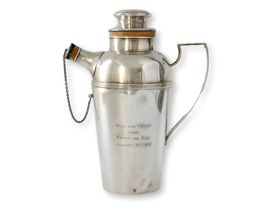 1936 Art Deco Cocktail Shaker LGBTQ Wedding Gift