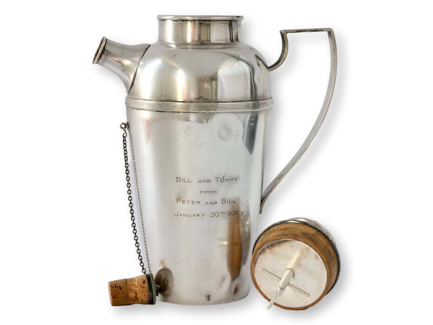1936 Art Deco Cocktail Shaker LGBTQ Wedding Gift