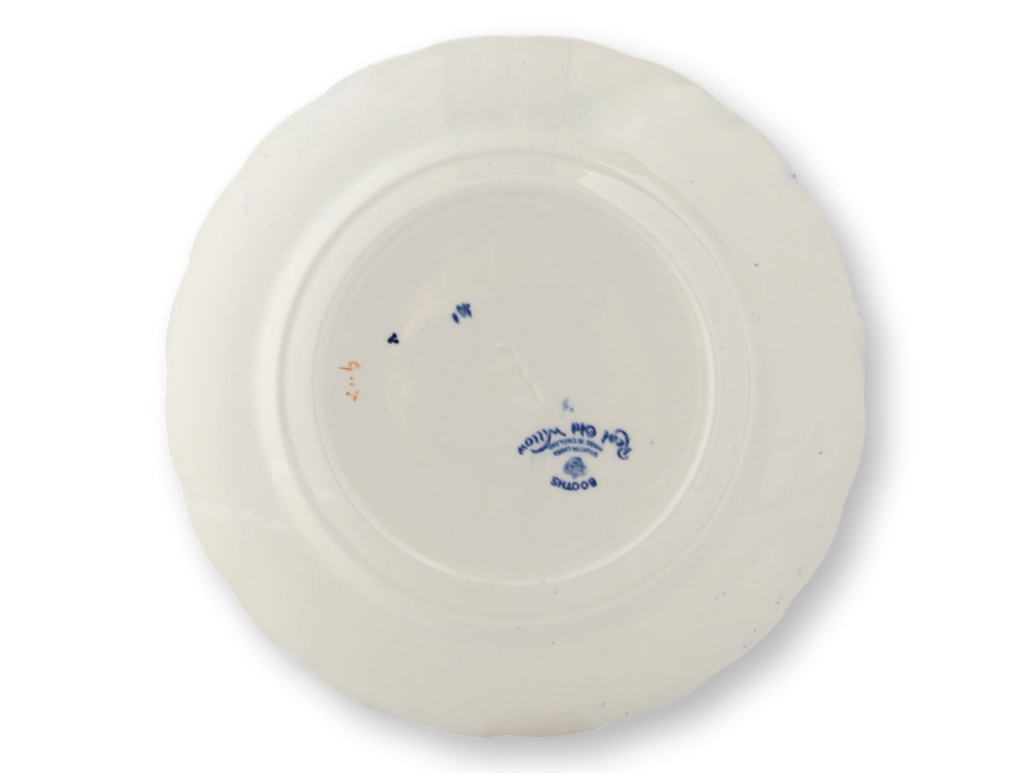 Vintage English Willow Dinnerware, Service for 6