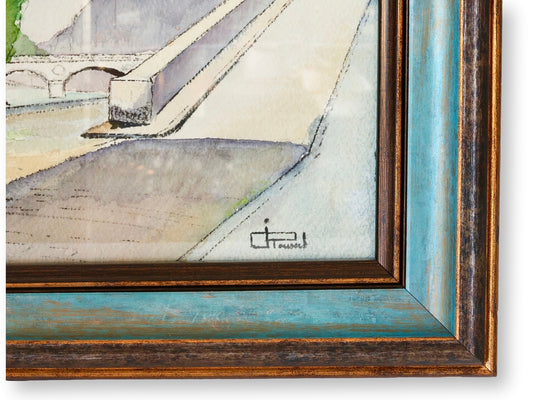 Vintage French Still Life Watercolor