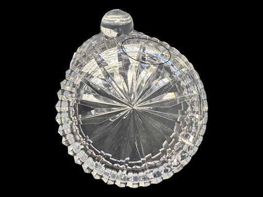 Vintage Waterford Crystal Trinket/Vanity Jar