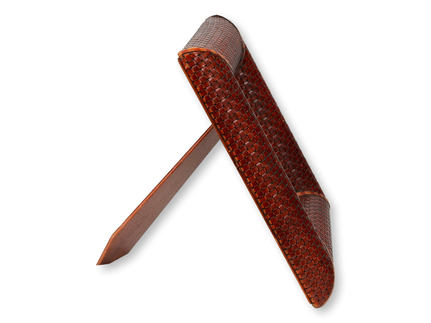 Italian Woven Leather Photo Frame