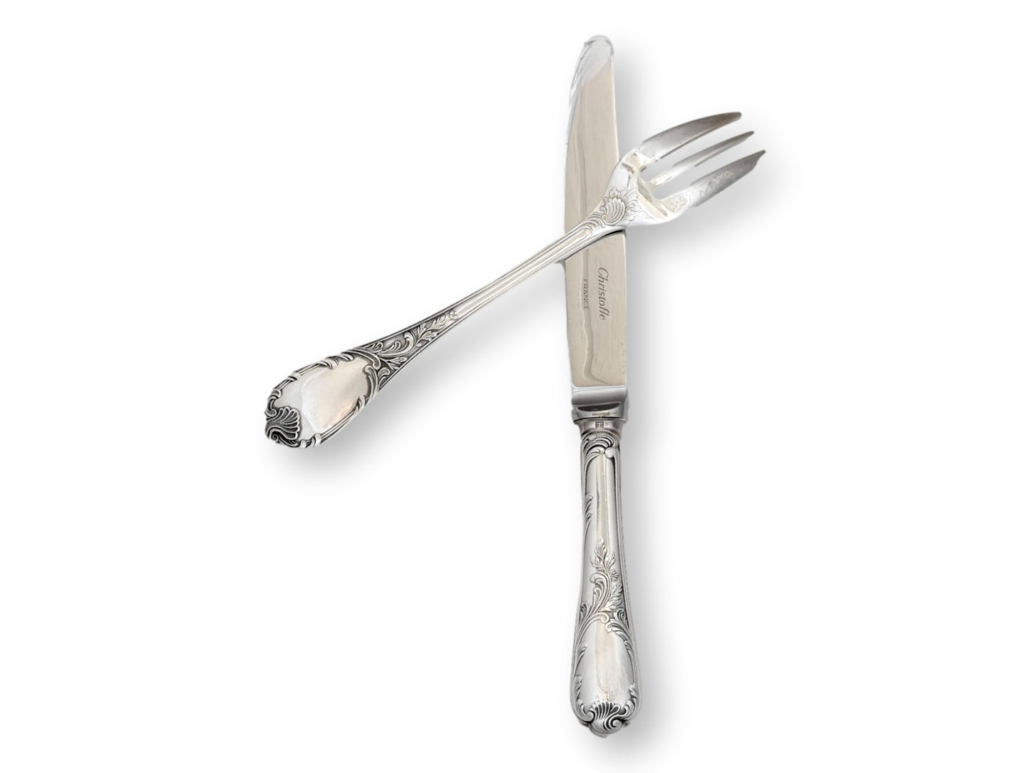 French Christofle Marly Dessert Set