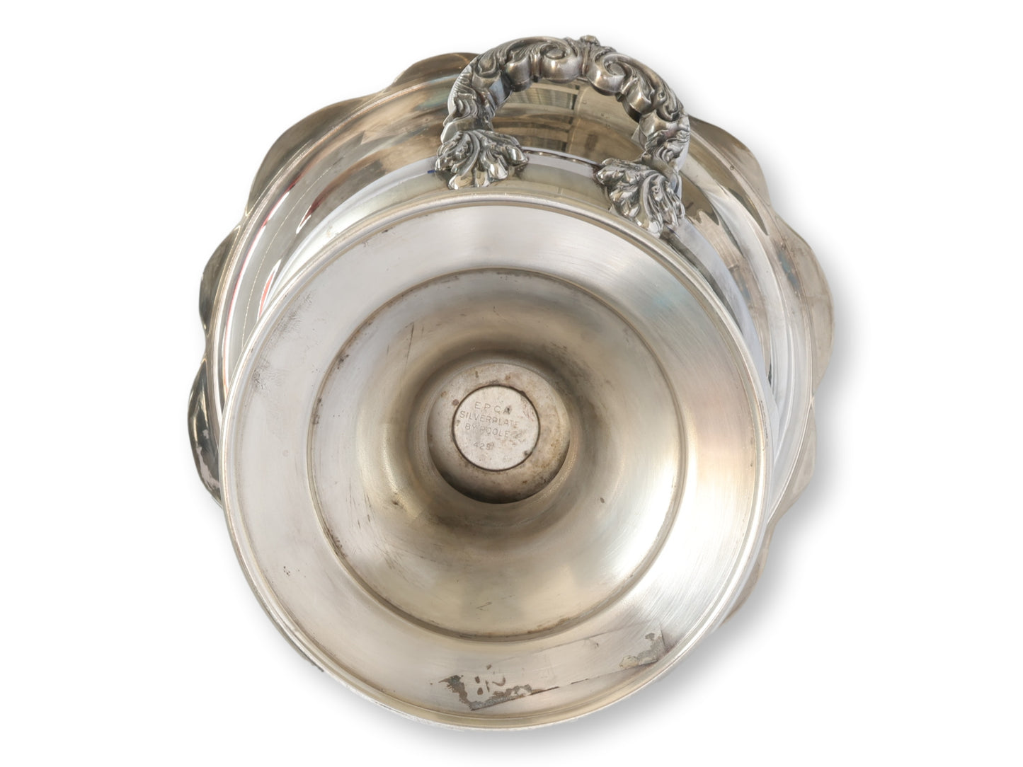 Midcentury Fancy Silver-Plate Champagne Bucket