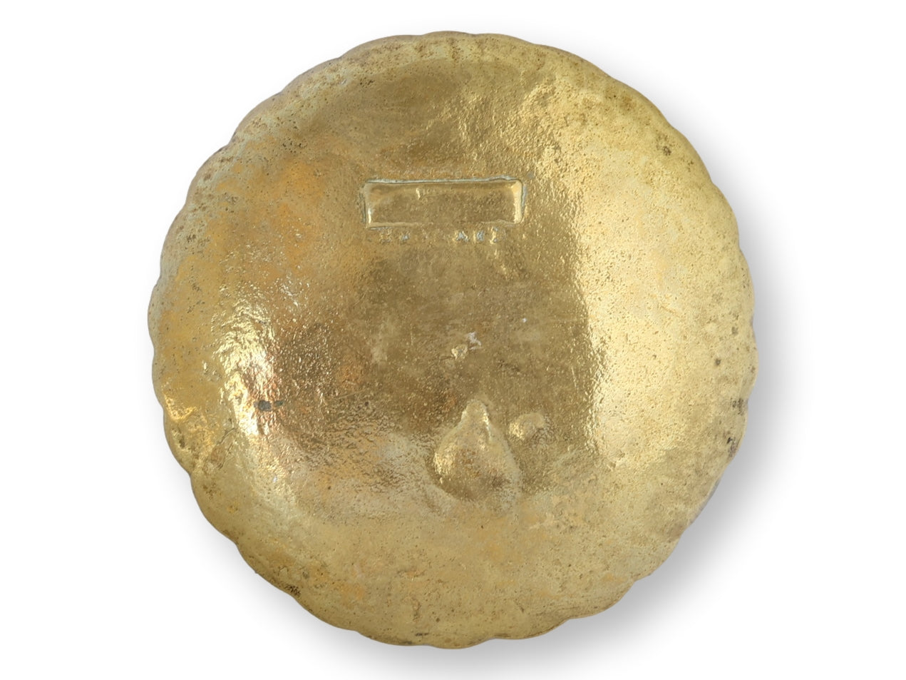 English Brass Peacock Trinket Dish
