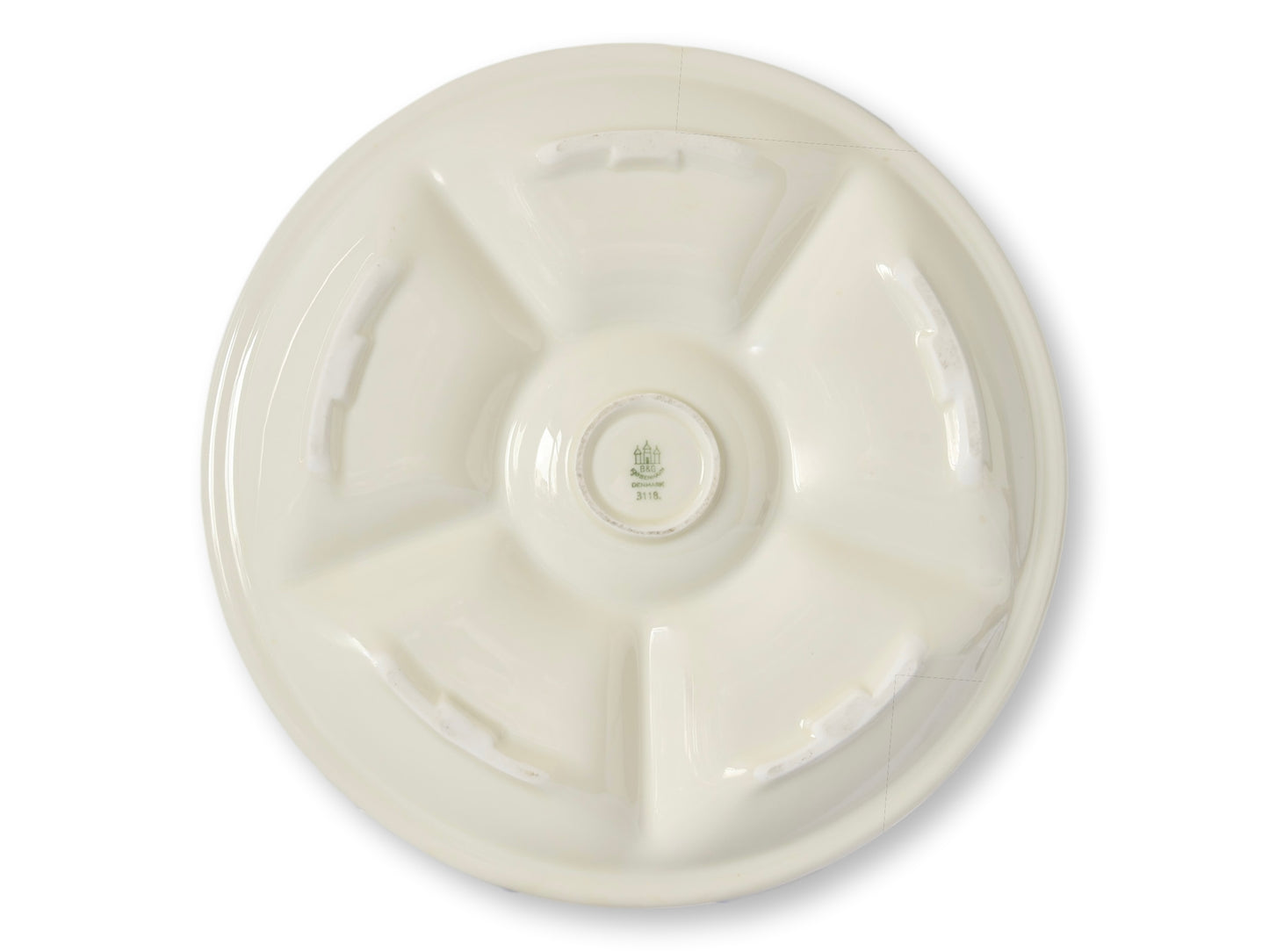 Set of Five Midcentury Astoria Hotel Divided Plates