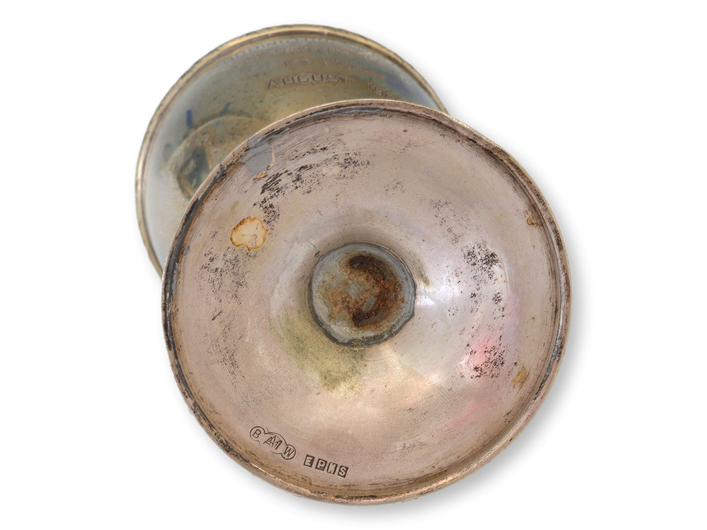 1927 English Silver-Plate 1st Prize Marathon Trophy Goblet