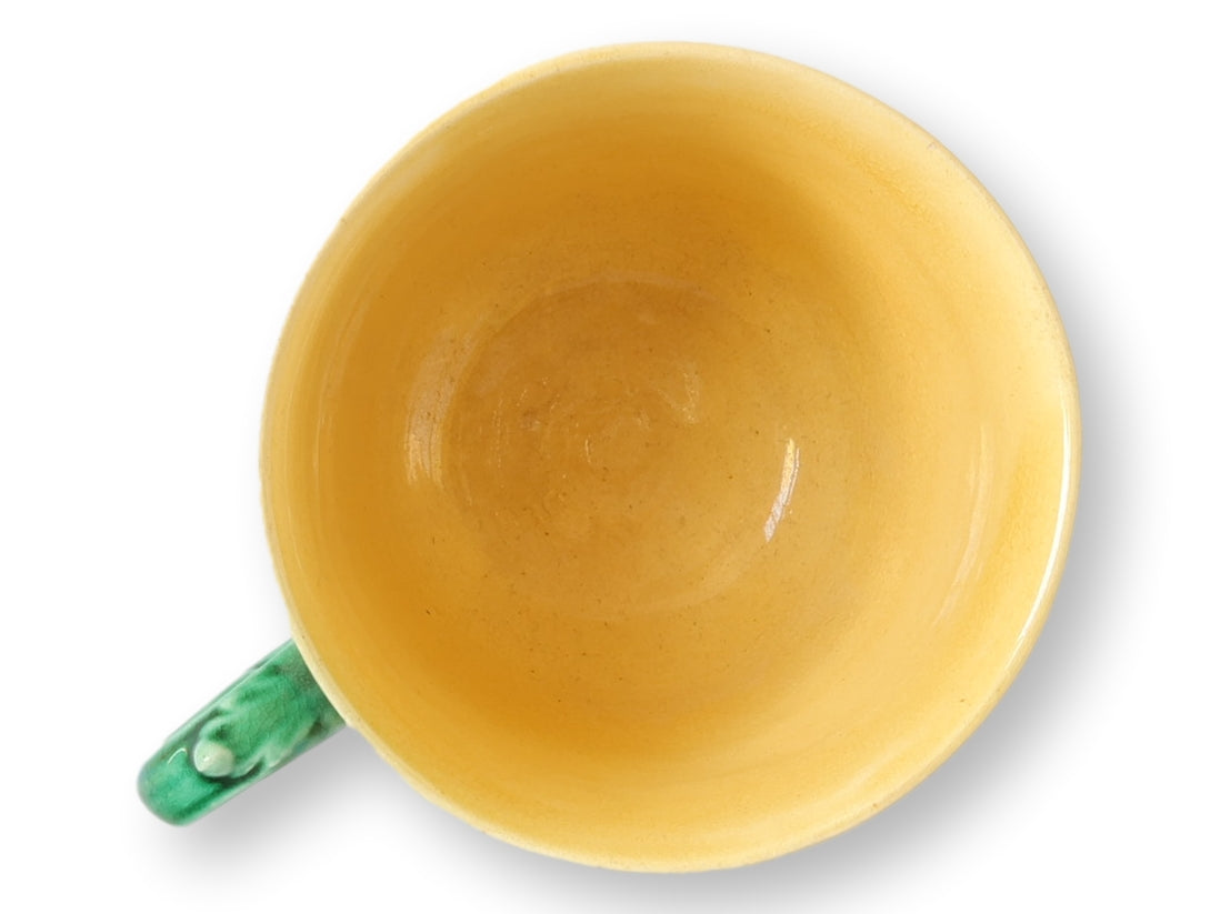 Antique Wedgwood Majolica Sunflower Cup