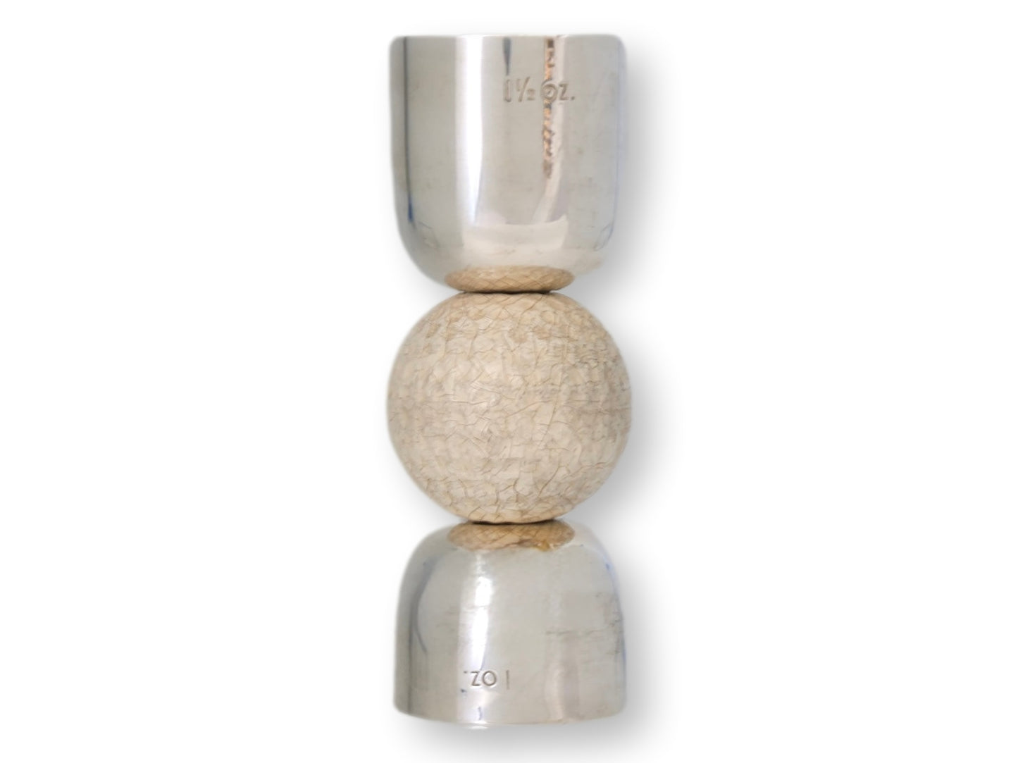 Midcentury Golf Ball Cocktail Jigger