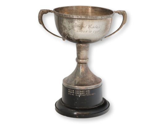 1970s English Silver Plate Sports Trophy