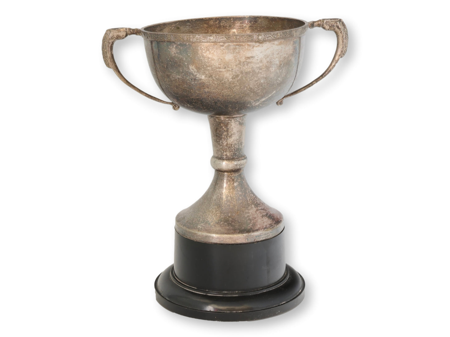 1970s English Silver Plate Sports Trophy