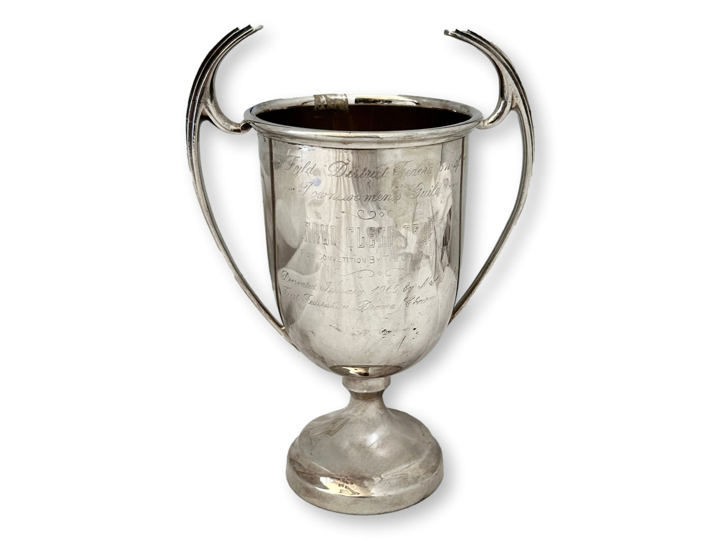 1966 Maud Clegg Drama Award Trophy