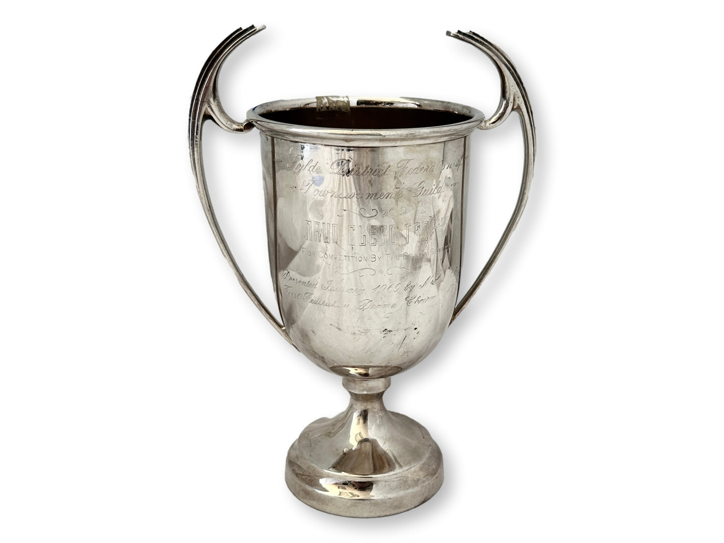 1966 Maud Clegg Drama Award Trophy