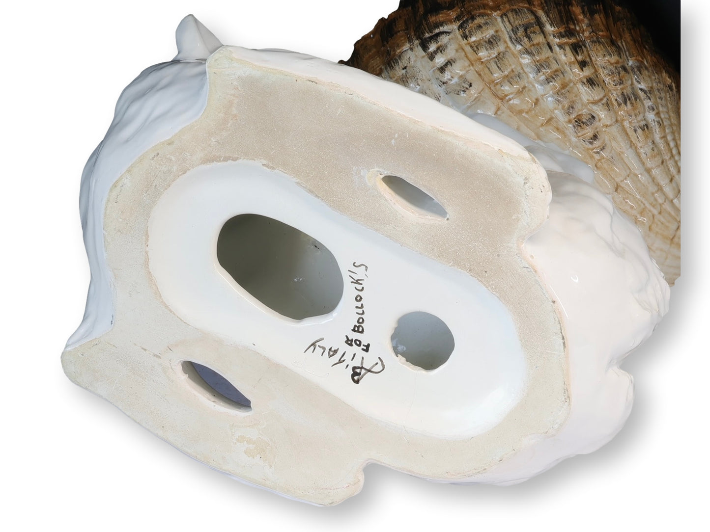 Midcentury Polar Bear & Clamshell Ceramic Compote