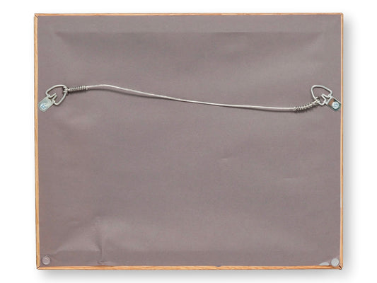 Framed 19th-Century Chromolithograph of Wildcat