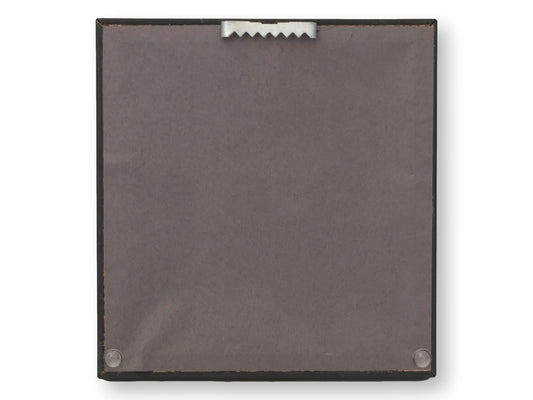 Framed Antique English Horse Brass – Aries Zodiac Medallion