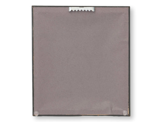 Framed Antique English Horse Brass – Prince of Wales Medallion