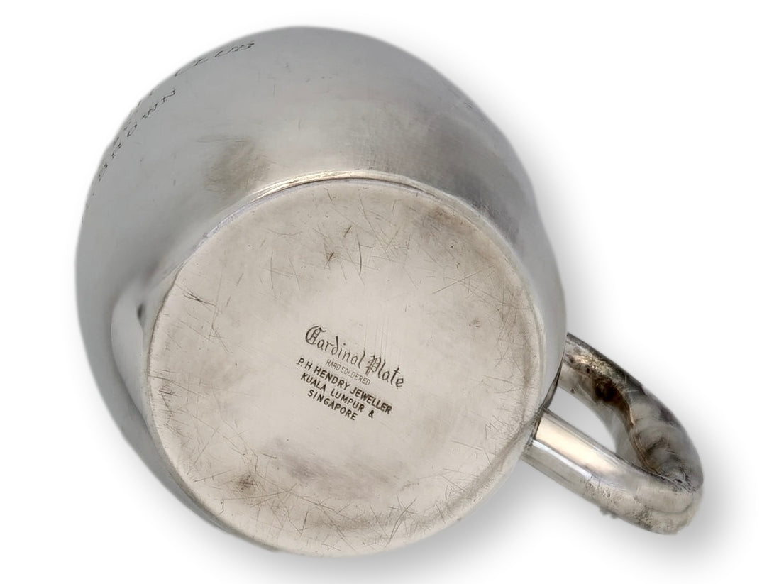 Silverplate Yacht Club Trophy Mug
