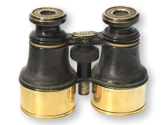 Antique English Brass Field Glasses