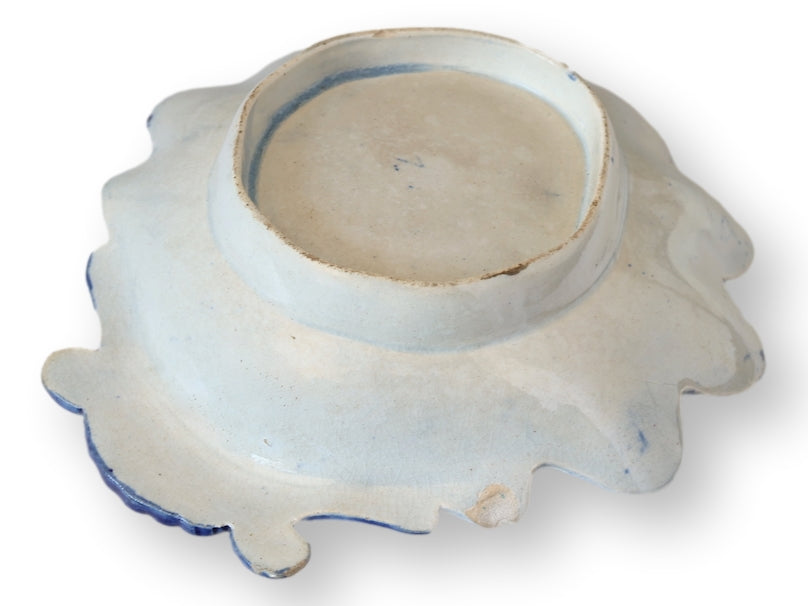 c.1820 Early Staffordshire Dark Blue Transferware Pickle Dish