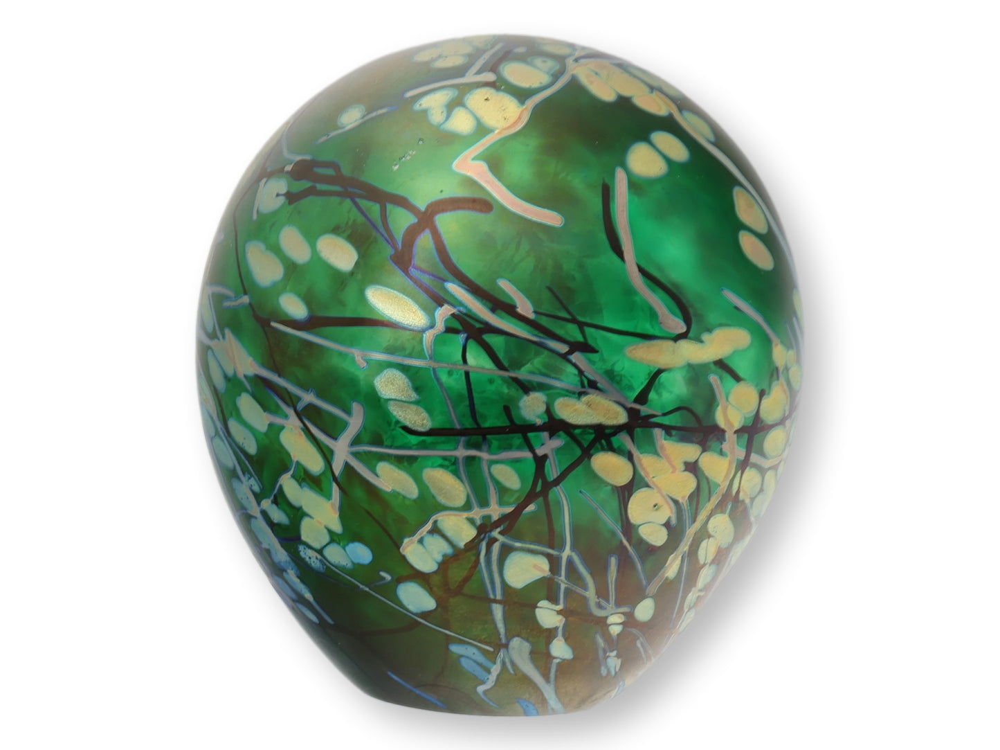 Tim Lazer Art Glass Paperweight