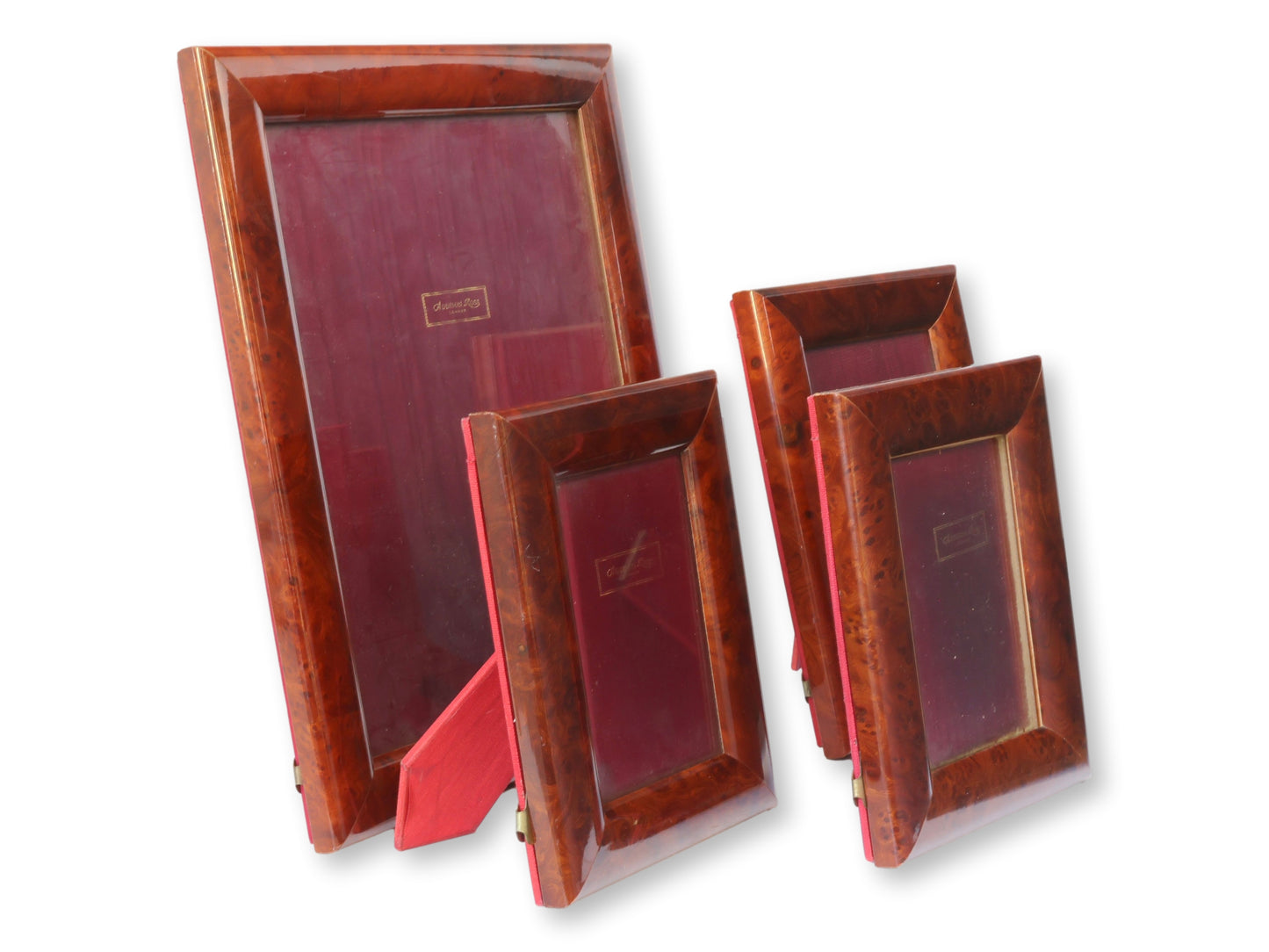 Vintage English Grouping of Picture Frames, Set of 4
