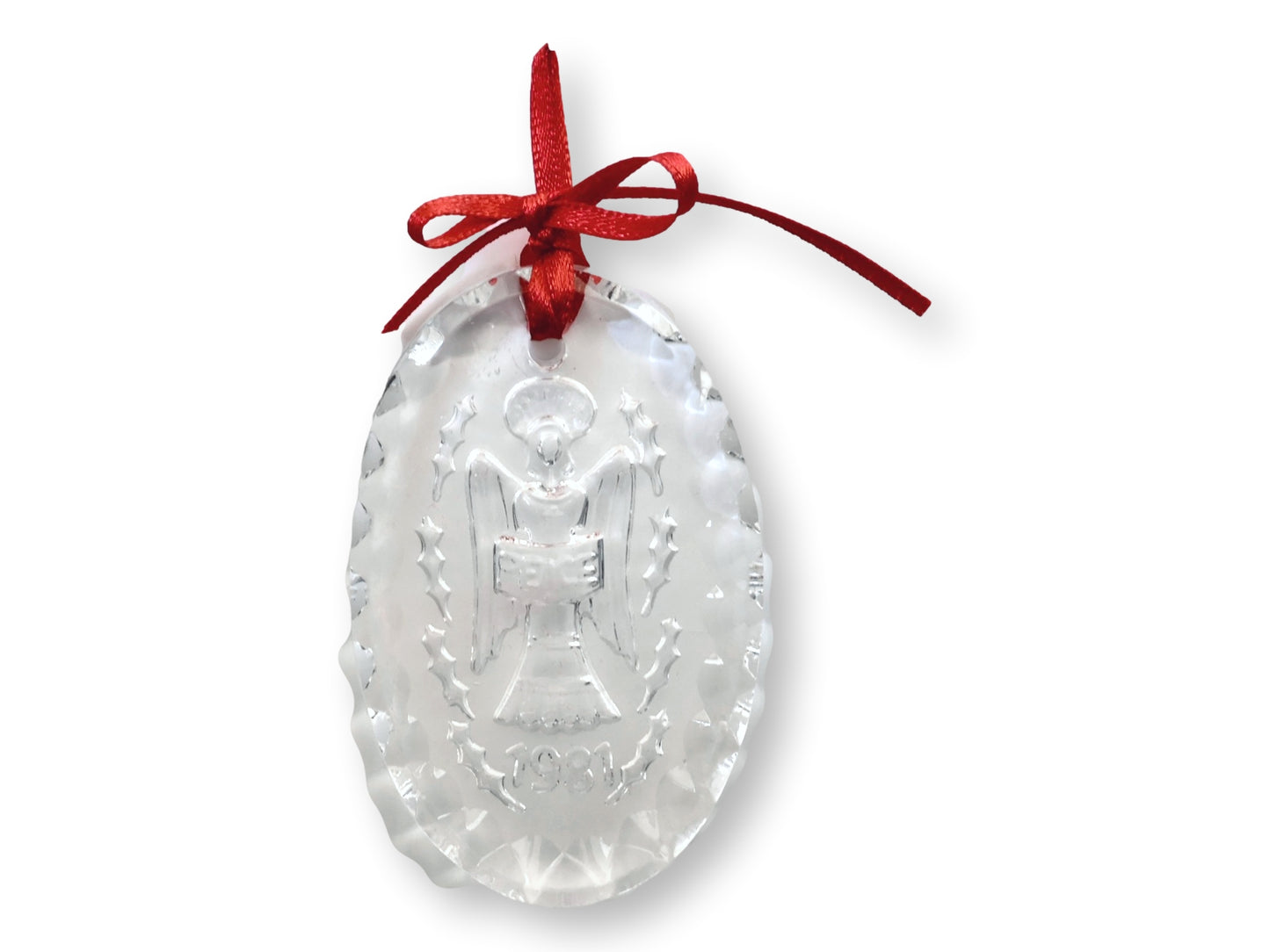 Waterford Crystal Christmas Ornament – 1981 (Set of Two)