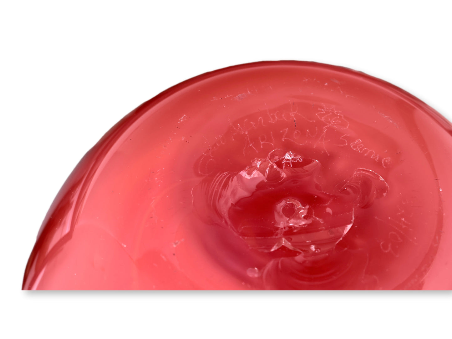 George Averbeck Arizona Sunrise Glass Vase