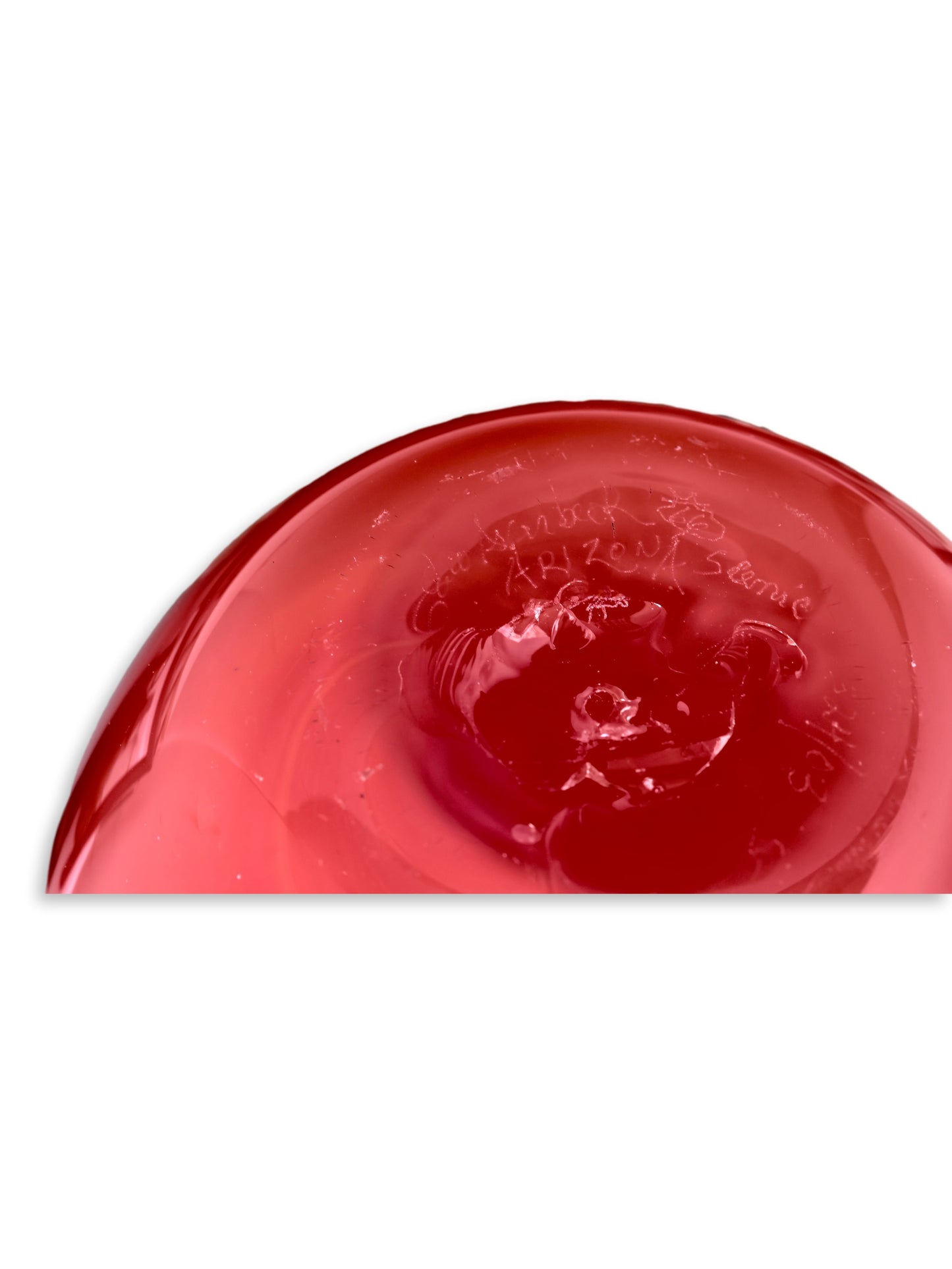 George Averbeck Arizona Sunrise Glass Vase