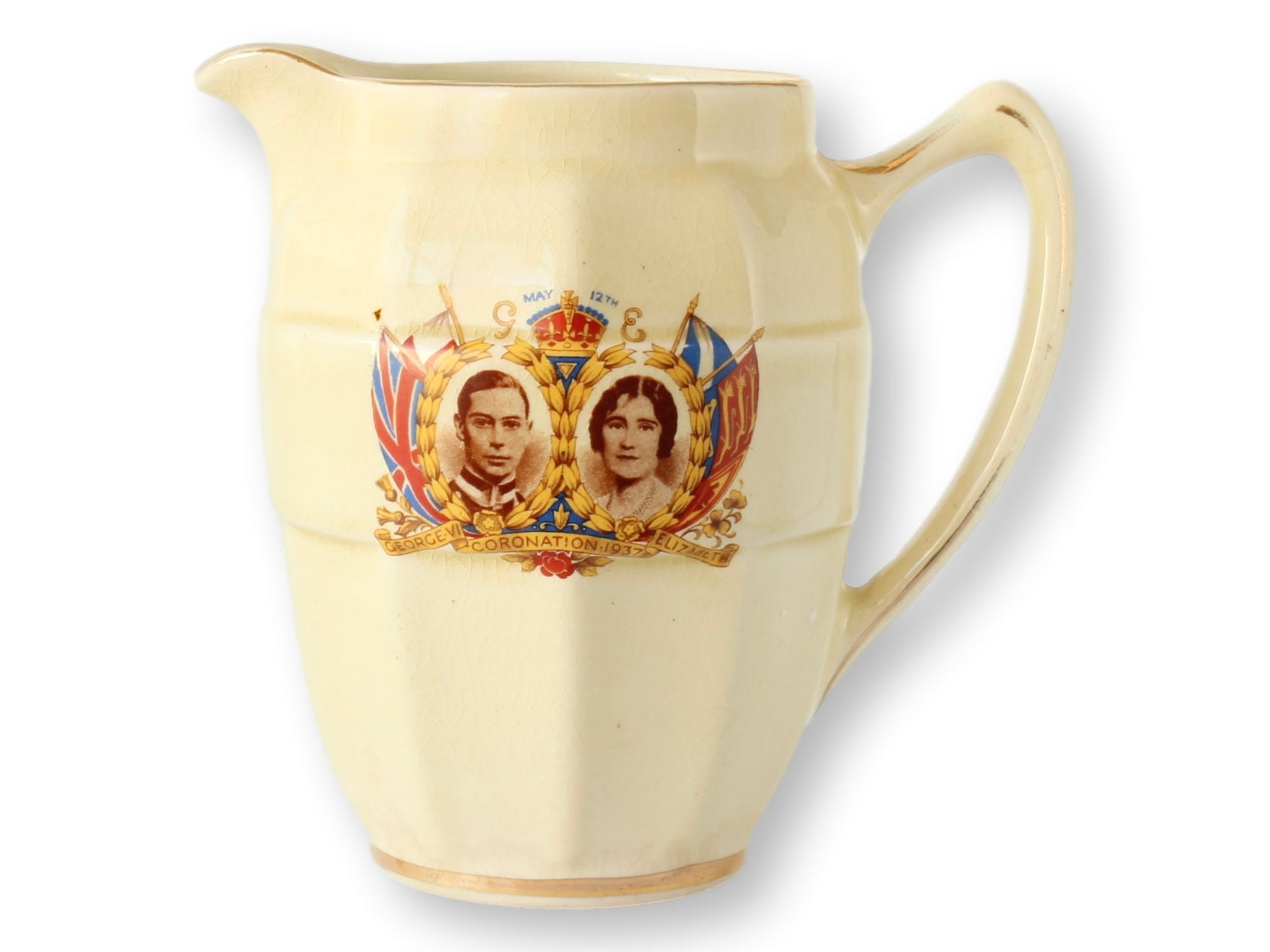 1937 King George VI & Queen Elizabeth Coronation Jug