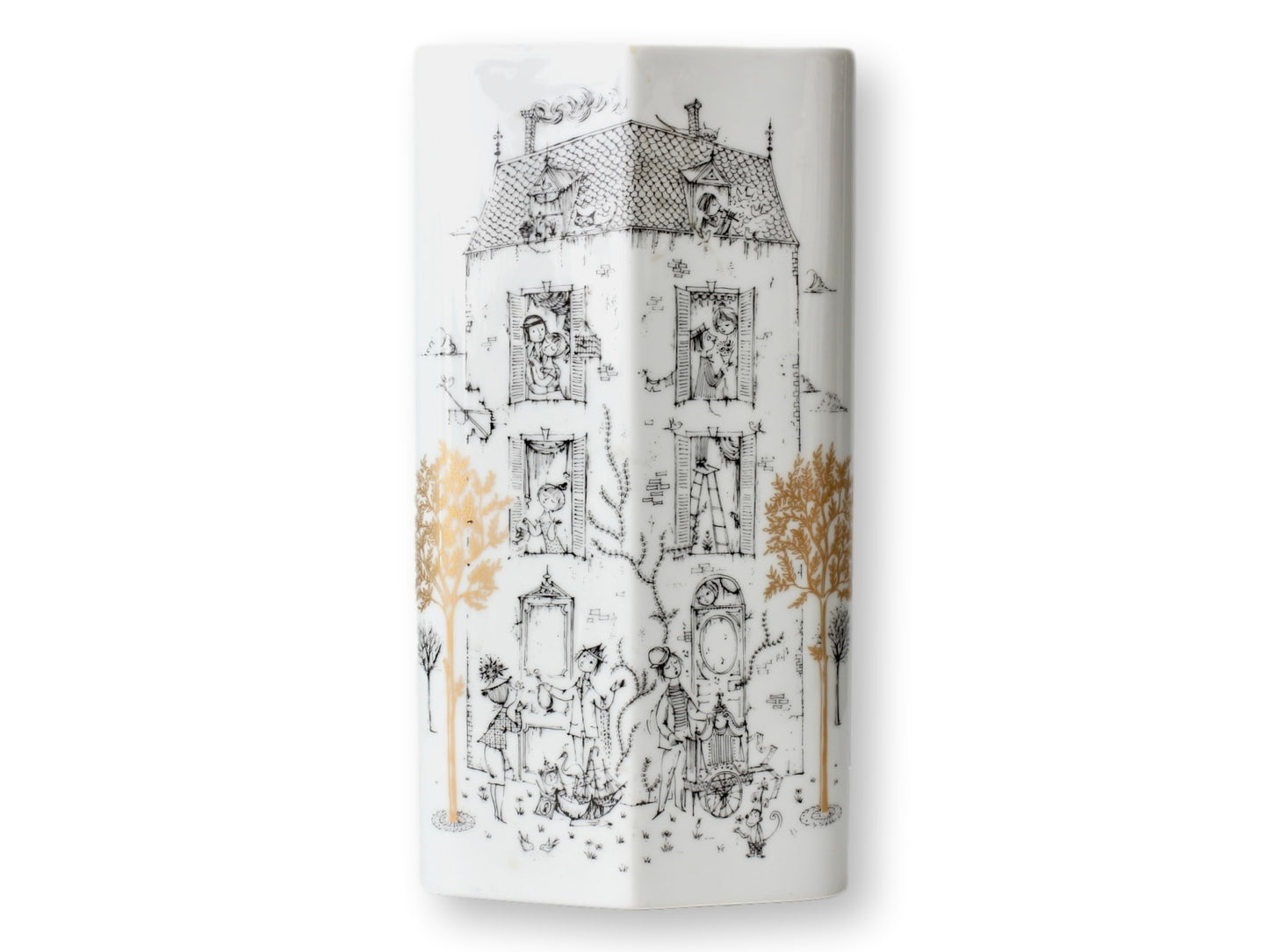 1960s Rosenthal Porcelain Peynet Signed Vase