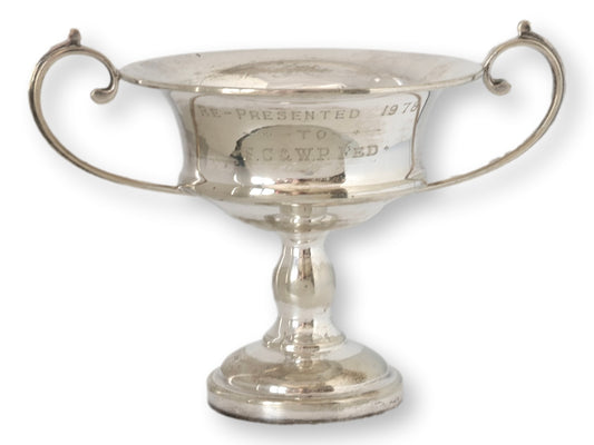 1970s English Silverplate Flower Show Trophy