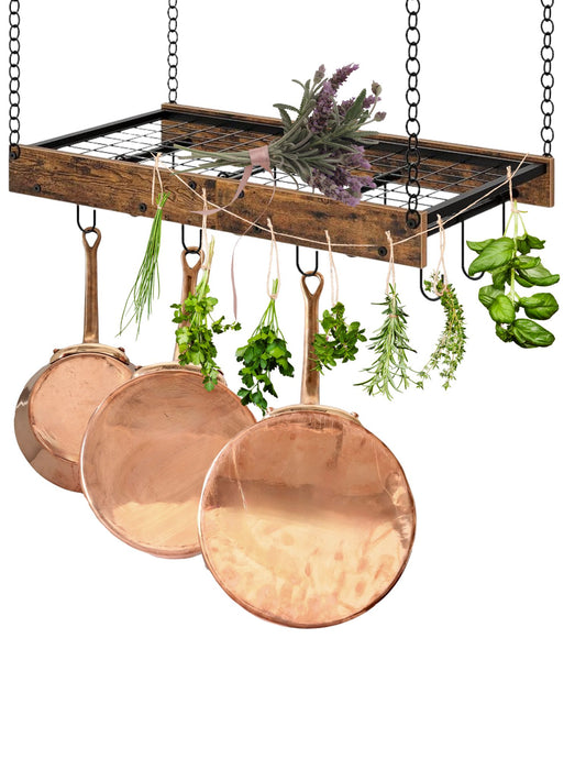 English Pro Grade Copper Pans, Set of 3