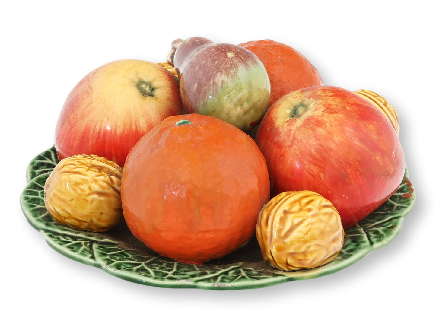 Midcentury French Trompe-l'œil Fruit Plate