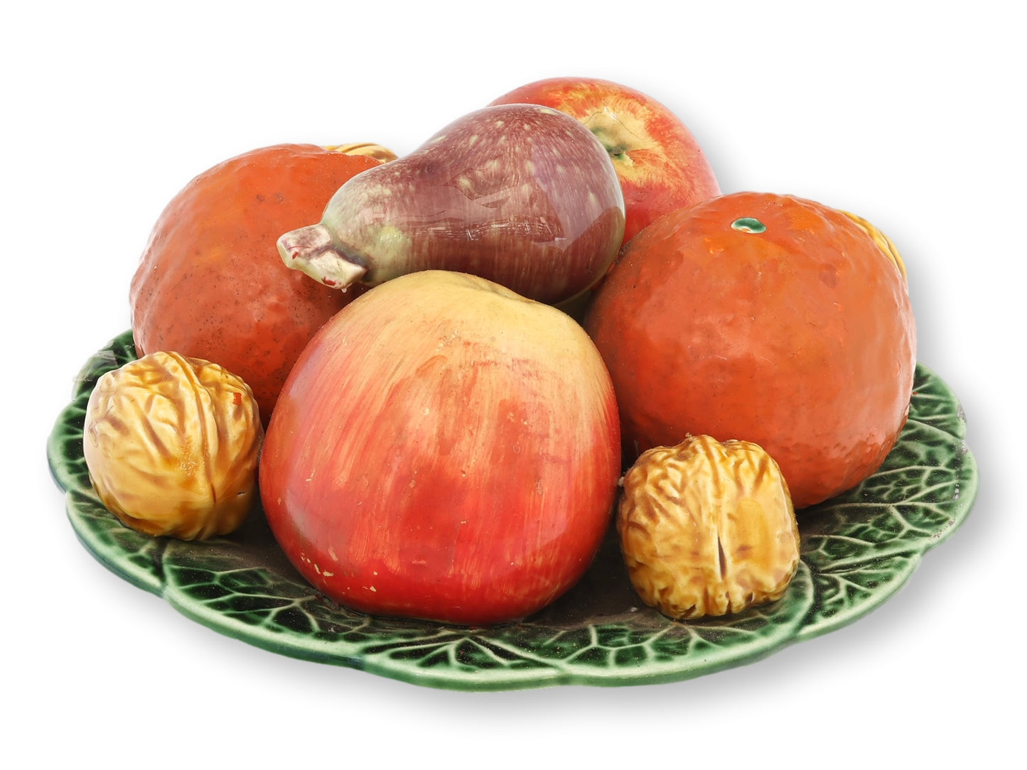 Midcentury French Trompe-l'œil Fruit Plate