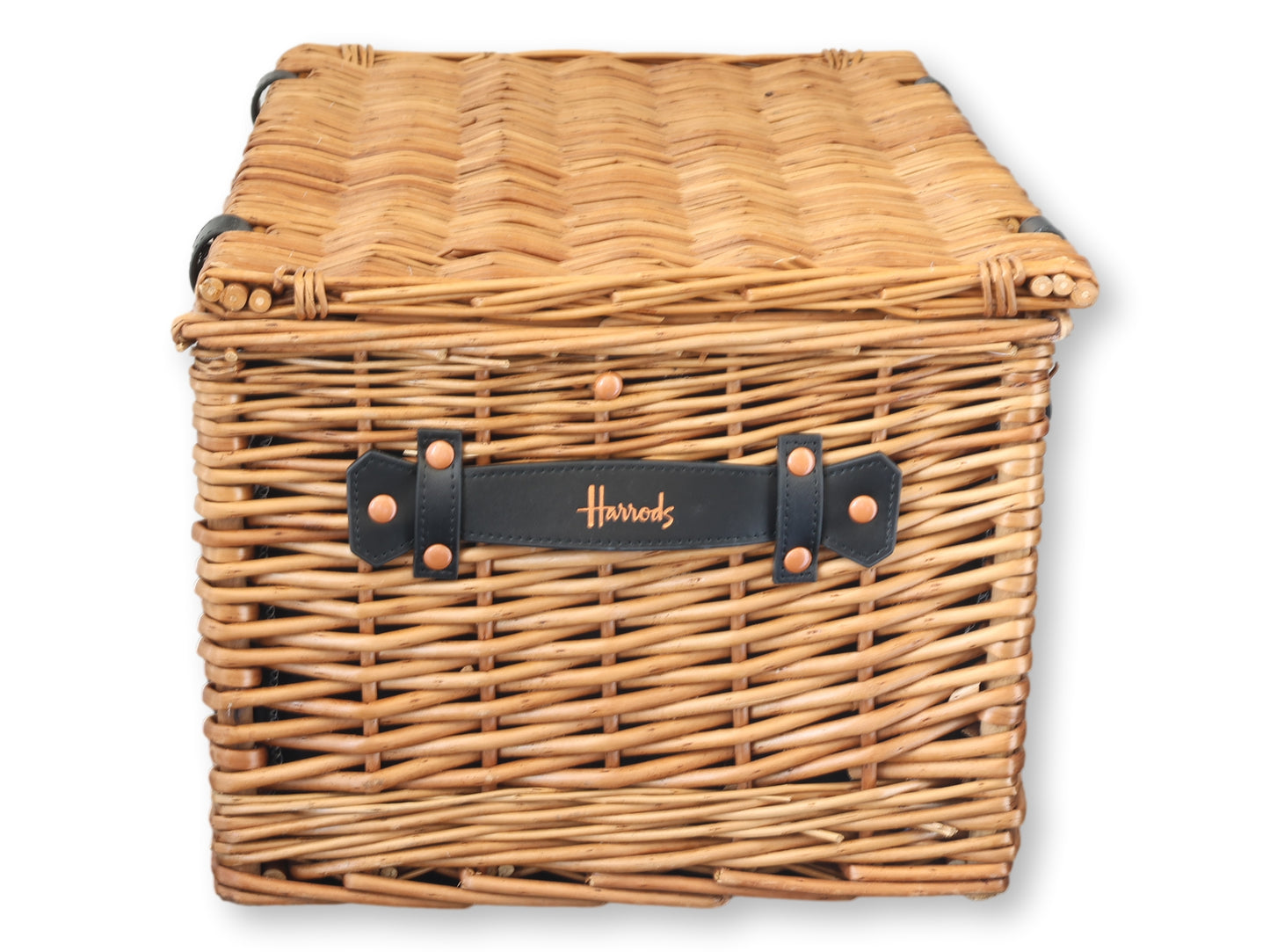 Harrods of London Wicker Picnic Basket