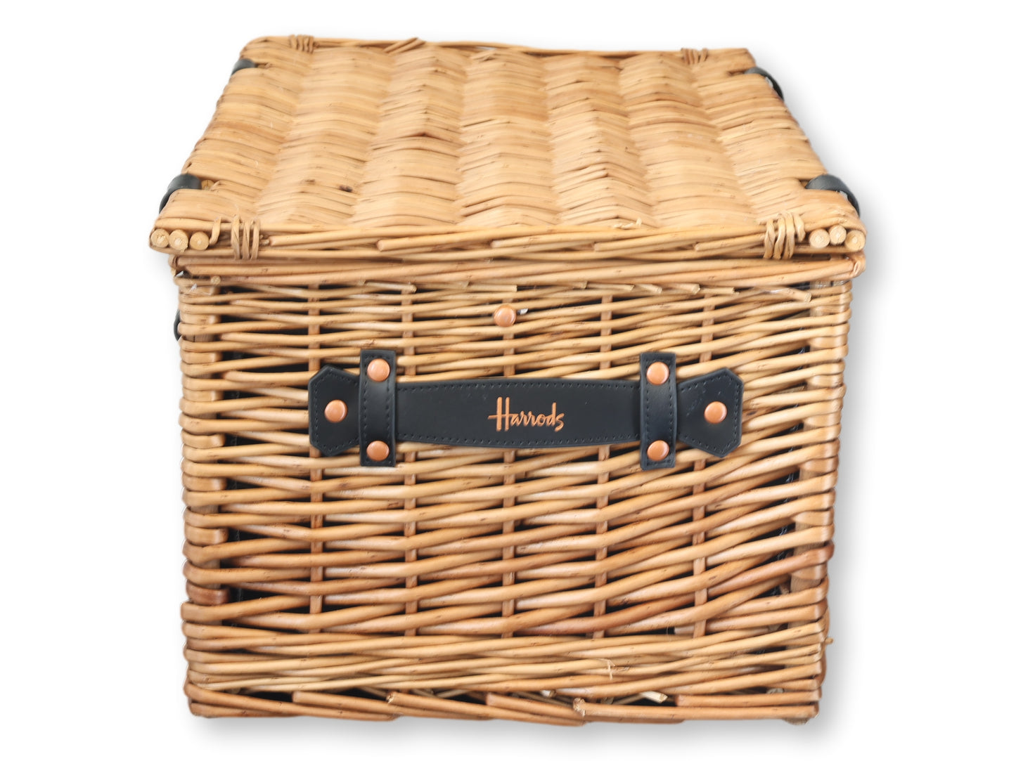 Harrods of London Wicker Picnic Basket