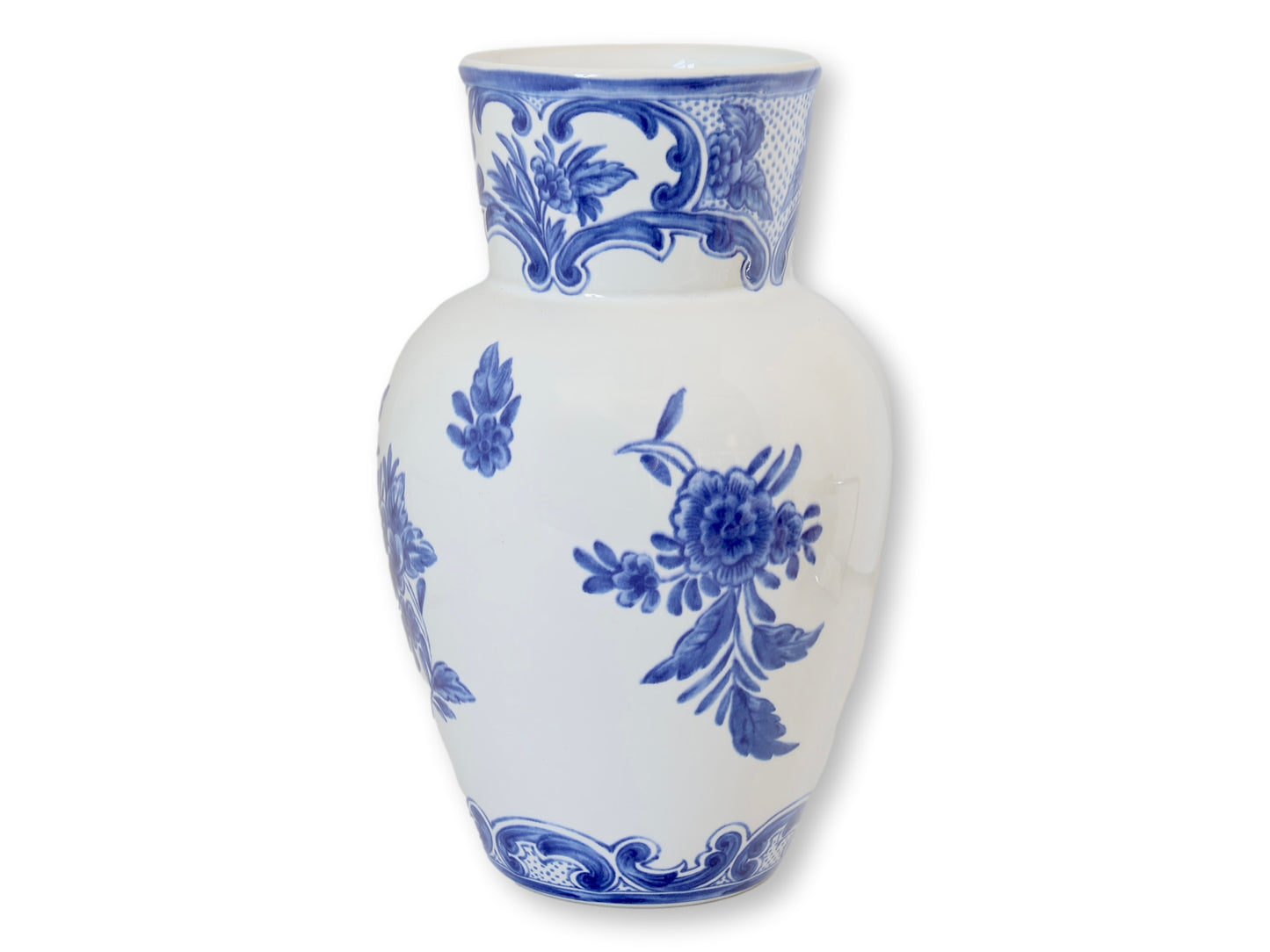 Tiffany & Co. Delft-Style Blue & White Vase