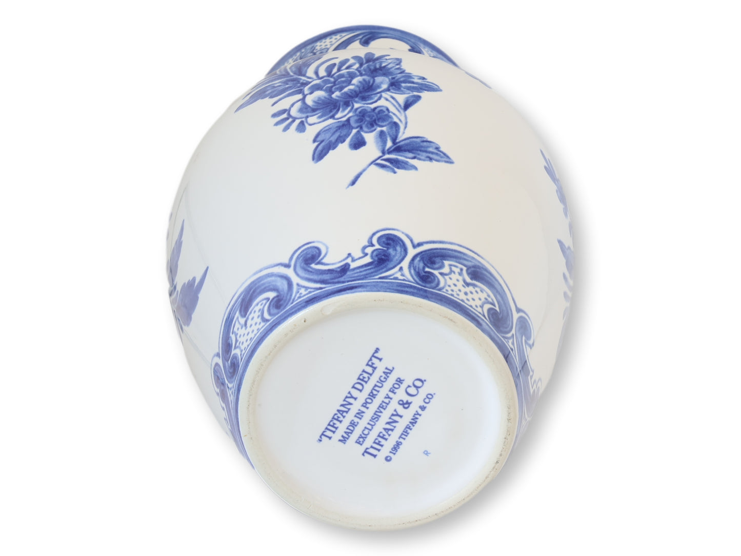 Tiffany & Co. Delft-Style Blue & White Vase