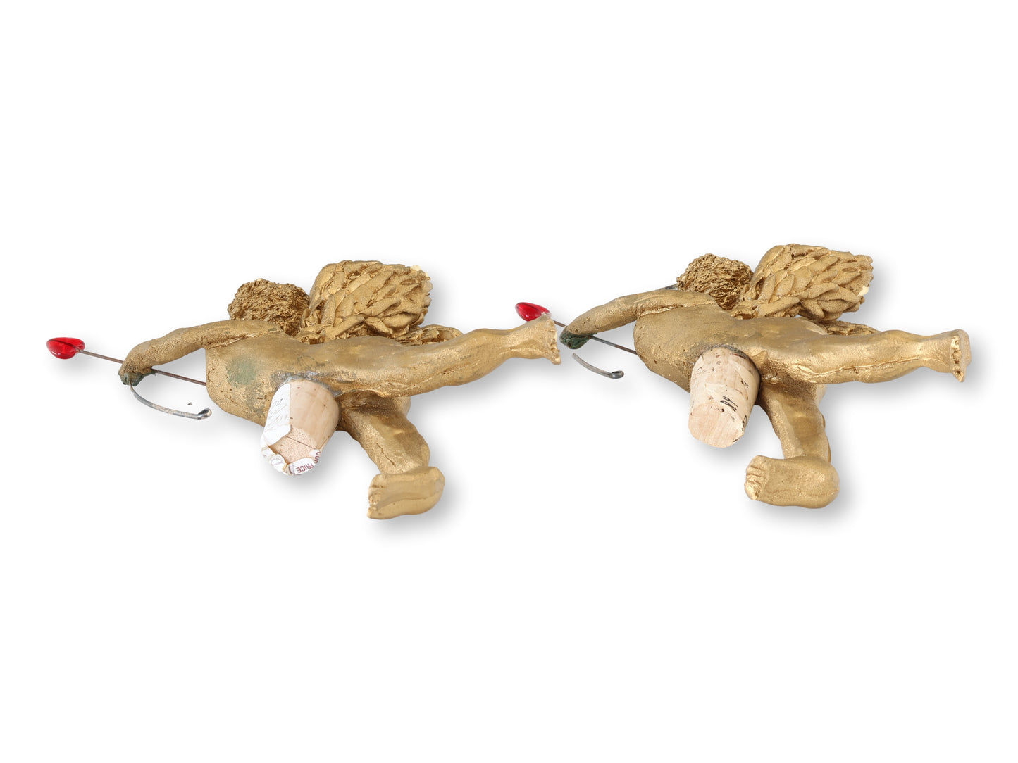 Midcentury Florentine Cherub Bottle Stoppers