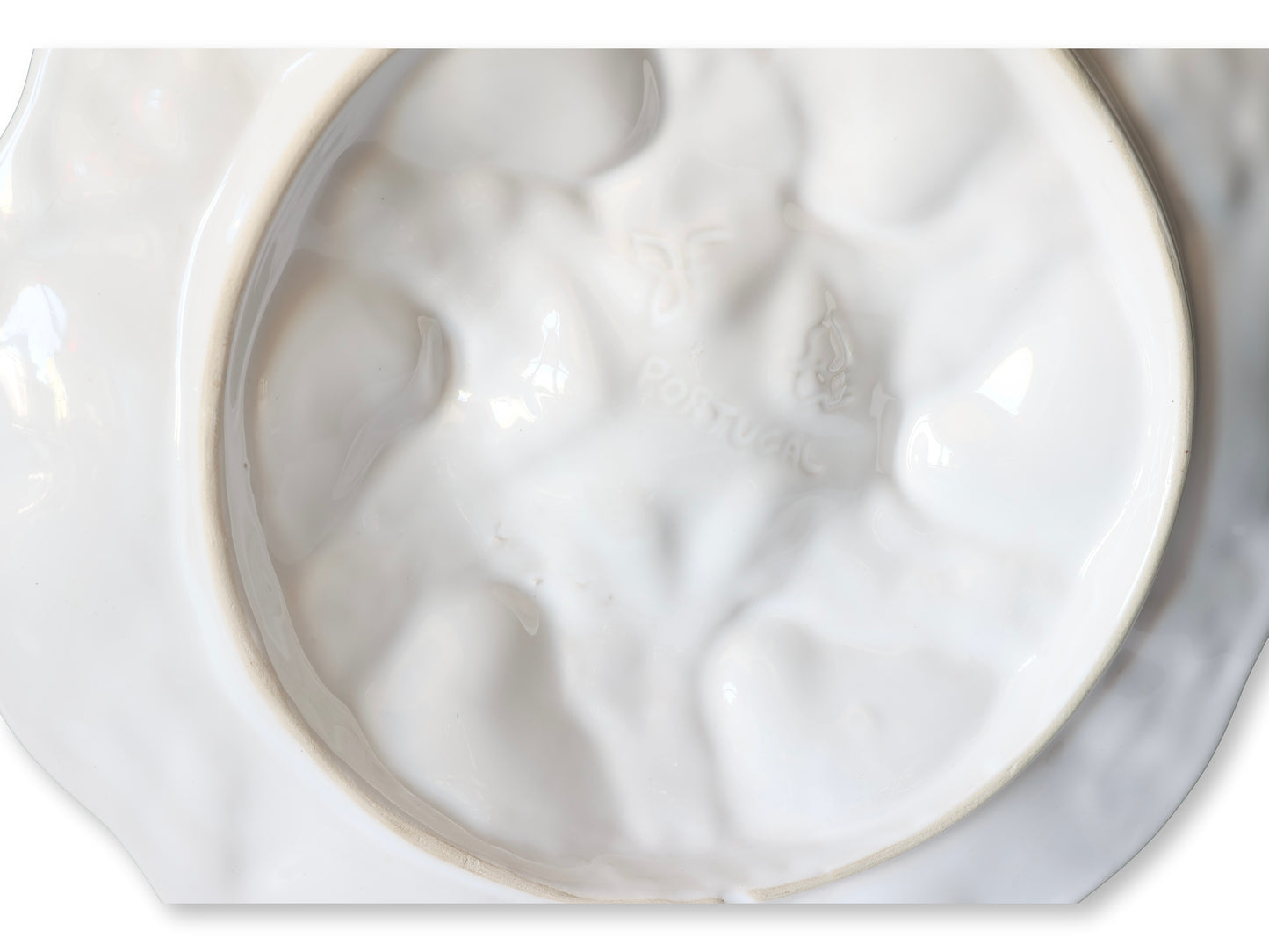 Midcentury Majolica Starfish Oyster Plates, Set of Six - c.1950–1970