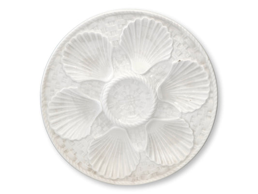 Midcentury French Longchamp Oyster Plate